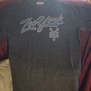 Zoo York Charcoal Tee with Blue Accents